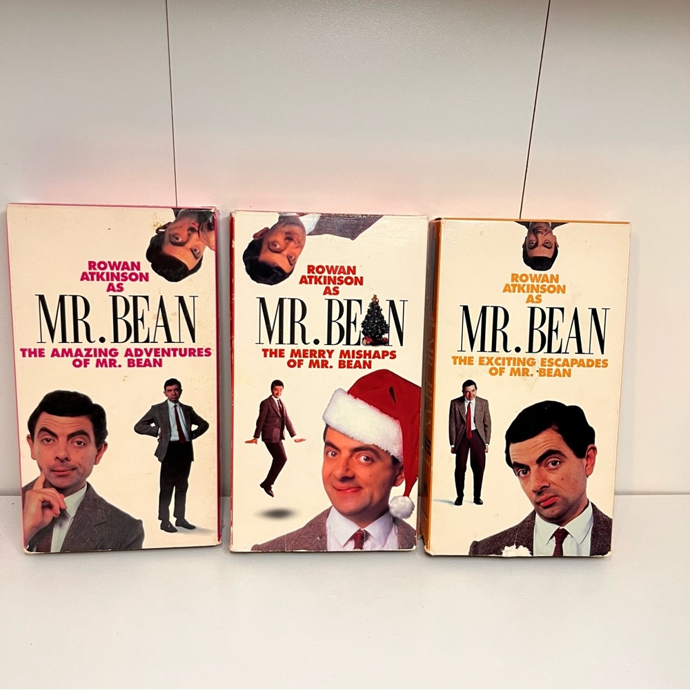 VHS Lot Of 3 Mr. Bean Rowan Atkinson